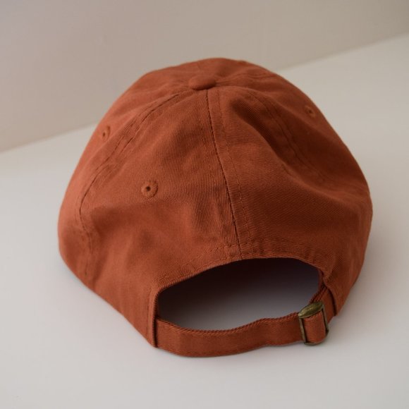 AUSTIN TX Script Spell Out Hat Cap Frankie Jean Lettered Cotton Strap-back H28 - Picture 6 of 7